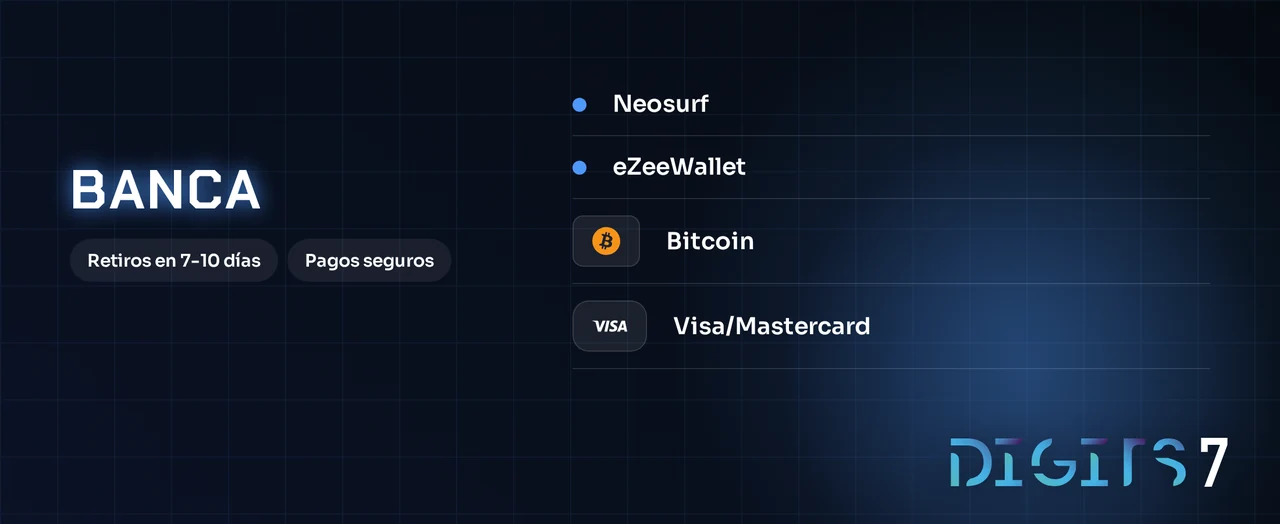 Deposita con tarjetas y monederos electrónicos